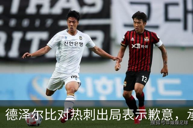 德泽尔比对热刺出局表示歉意，承认处境艰难